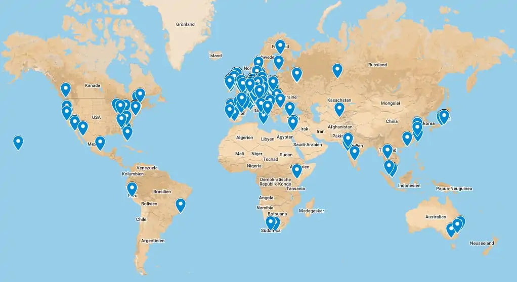 World map_Customers